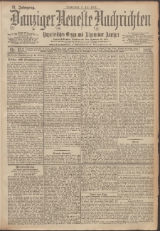 Danziger Neueste Nachrichten : unparteiisches Organ und allgemeiner Anzeiger 153/1902