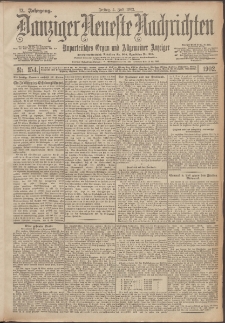 Danziger Neueste Nachrichten : unparteiisches Organ und allgemeiner Anzeiger 154/1902