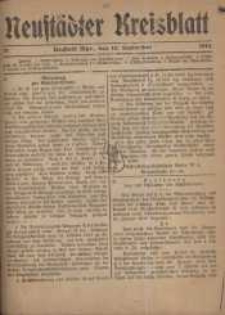 Neustadter Kreis - Blatt, nr.74, 1918