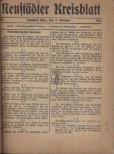 Neustadter Kreis - Blatt, nr.83, 1918