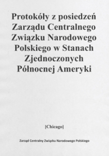 Protokóły z posiedzeń Zar. Centr. Związku Naro. Polsk. : paź.-grudzień 1943, stycz.-grudzień 1944, stycz.-grudzień 1945 : protokóły od 1 do 30, protokół 6