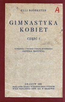 Gimnastyka kobiet. Cz. 1
