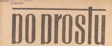 Po prostu : studenckie czasopismo społeczno-literackie Zarządu Głownego Związku Młodzieży Polskiej, 1954.11.21 nr 38