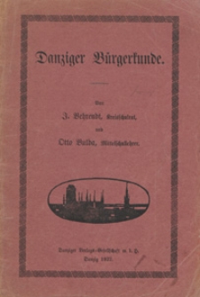 Danziger B&uuml;rgerkunde