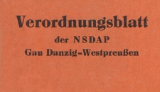 Verordnungsblatt der NSDAP, Gau Danzig-Westpreussen, 1941.10 Folge 10