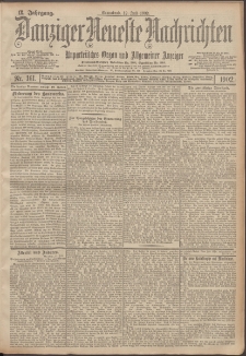 Danziger Neueste Nachrichten : unparteiisches Organ und allgemeiner Anzeiger 161/1902
