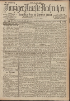 Danziger Neueste Nachrichten : unparteiisches Organ und allgemeiner Anzeiger 166/1902