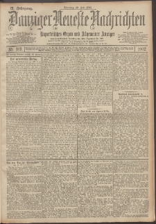 Danziger Neueste Nachrichten : unparteiisches Organ und allgemeiner Anzeiger 169/1902