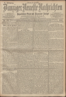 Danziger Neueste Nachrichten : unparteiisches Organ und allgemeiner Anzeiger 172/1902