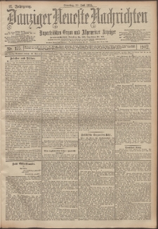 Danziger Neueste Nachrichten : unparteiisches Organ und allgemeiner Anzeiger 175/1902