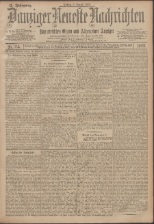 Danziger Neueste Nachrichten : unparteiisches Organ und allgemeiner Anzeiger 184/1902
