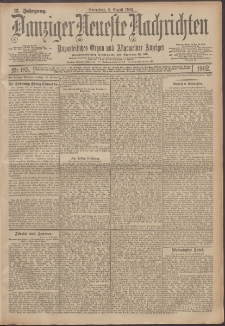 Danziger Neueste Nachrichten : unparteiisches Organ und allgemeiner Anzeiger 185/1902