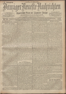 Danziger Neueste Nachrichten : unparteiisches Organ und allgemeiner Anzeiger 187/1902