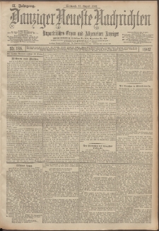 Danziger Neueste Nachrichten : unparteiisches Organ und allgemeiner Anzeiger 188/1902