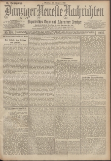 Danziger Neueste Nachrichten : unparteiisches Organ und allgemeiner Anzeiger 198/1902