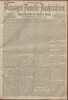 Danziger Neueste Nachrichten : unparteiisches Organ und allgemeiner Anzeiger 203/1902