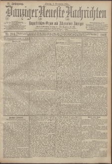 Danziger Neueste Nachrichten : unparteiisches Organ und allgemeiner Anzeiger 204/1902