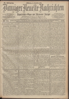 Danziger Neueste Nachrichten : unparteiisches Organ und allgemeiner Anzeiger 218/1902