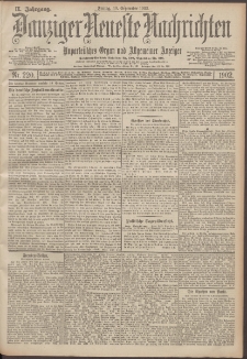 Danziger Neueste Nachrichten : unparteiisches Organ und allgemeiner Anzeiger 220/1902