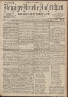 Danziger Neueste Nachrichten : unparteiisches Organ und allgemeiner Anzeiger 221/1902