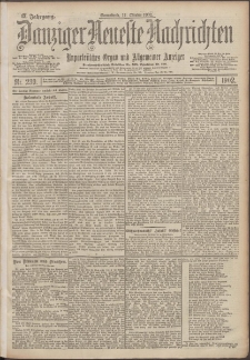 Danziger Neueste Nachrichten : unparteiisches Organ und allgemeiner Anzeiger 239/1902