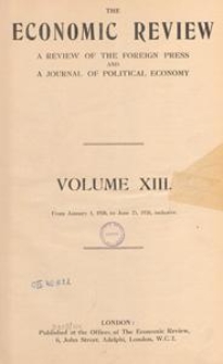 The Economic Review, Vol. XIII, 1926.01.15 nr 3