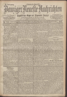 Danziger Neueste Nachrichten : unparteiisches Organ und allgemeiner Anzeiger 248/1902