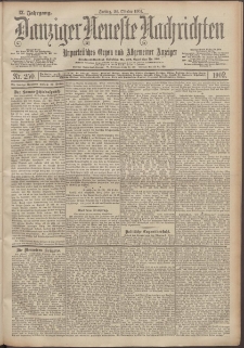 Danziger Neueste Nachrichten : unparteiisches Organ und allgemeiner Anzeiger 250/1902