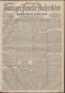Danziger Neueste Nachrichten : unparteiisches Organ und allgemeiner Anzeiger 260/1902