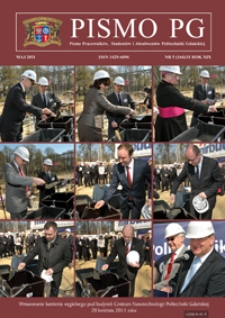 Pismo PG : Pismo Pracowników, Studentów i Absolwentów Politechniki Gdańskiej, 2011, R. 19, nr 5 (Maj)
