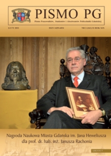 Pismo PG : Pismo Pracowników, Studentów i Absolwentów Politechniki Gdańskiej, 2011, R. 19, nr 2 (Luty)
