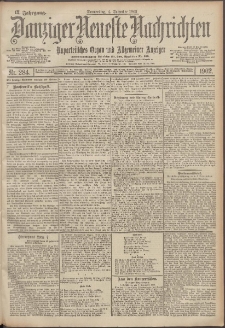 Danziger Neueste Nachrichten : unparteiisches Organ und allgemeiner Anzeiger 284/1902