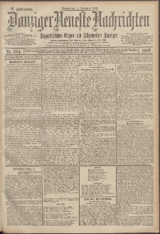 Danziger Neueste Nachrichten : unparteiisches Organ und allgemeiner Anzeiger 284/1902