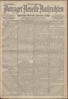 Danziger Neueste Nachrichten : unparteiisches Organ und allgemeiner Anzeiger 288/1902