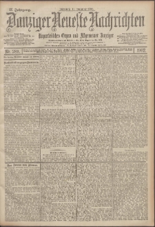 Danziger Neueste Nachrichten : unparteiisches Organ und allgemeiner Anzeiger 289/1902