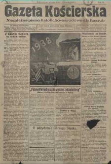 Gazeta Kościerska, 1938, nr1