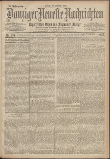 Danziger Neueste Nachrichten : unparteiisches Organ und allgemeiner Anzeiger 297/1902