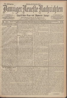 Danziger Neueste Nachrichten : unparteiisches Organ und allgemeiner Anzeiger 300/1902