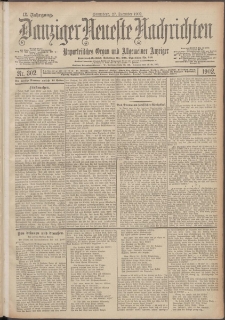 Danziger Neueste Nachrichten : unparteiisches Organ und allgemeiner Anzeiger 302/1902