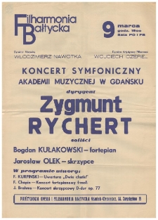 Koncert symfoniczny Akademii Muzycznej w Gdańsku