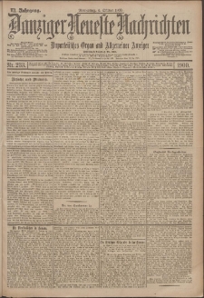 Danziger Neueste Nachrichten : unparteiisches Organ und allgemeiner Anzeiger 233/1900