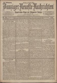 Danziger Neueste Nachrichten : unparteiisches Organ und allgemeiner Anzeiger 234/1900
