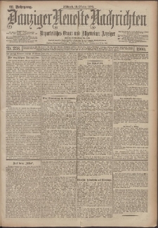 Danziger Neueste Nachrichten : unparteiisches Organ und allgemeiner Anzeiger 238/1900