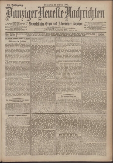 Danziger Neueste Nachrichten : unparteiisches Organ und allgemeiner Anzeiger 239/1900