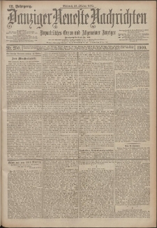 Danziger Neueste Nachrichten : unparteiisches Organ und allgemeiner Anzeiger 250/1900