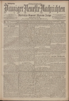Danziger Neueste Nachrichten : unparteiisches Organ und allgemeiner Anzeiger 255/1900