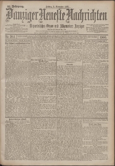 Danziger Neueste Nachrichten : unparteiisches Organ und allgemeiner Anzeiger 264/1900