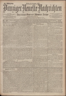 Danziger Neueste Nachrichten : unparteiisches Organ und allgemeiner Anzeiger 275/1900