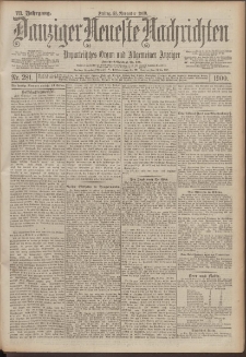 Danziger Neueste Nachrichten : unparteiisches Organ und allgemeiner Anzeiger 281/1900