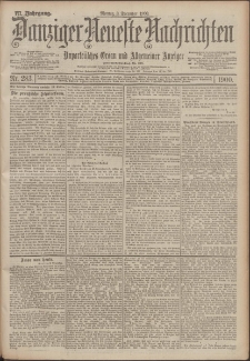 Danziger Neueste Nachrichten : unparteiisches Organ und allgemeiner Anzeiger 283/1900